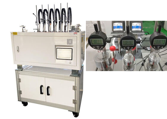HDT VICAT Tester testing solution for control of plastic materials by determining heat distortion and softening points
