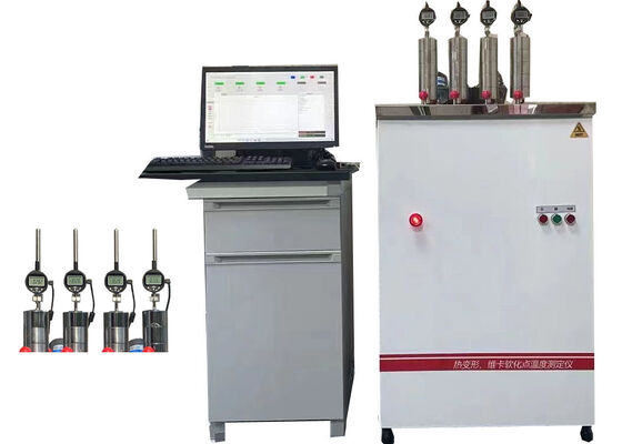 HDT VICAT Tester Heat Deflection Temperature and Vicat Softening Point Testing Equipment for Control of Plastic Materials