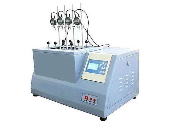 Plastic HDT VICAT Tester with computer control for measuring heat deformation and vicat softening temperature in plastic products