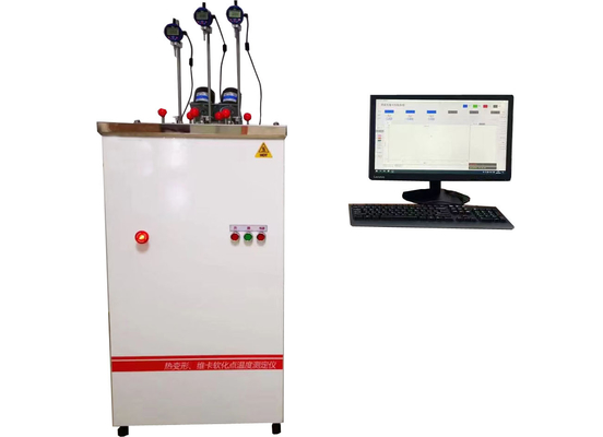 National Standards Compliant HDT VICAT Tester for Deformation Temperature Measurement in Plastics Industry