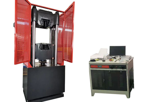 Six Column Hydraulic Universal Testing Machine with Computer Display for Tensile Compression Bending and Shear Material Testing