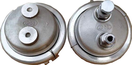 End Closure For Plastic Pipes Designed To Seal Test Pipes Securely With Durable Seal Rings And Metal Rings For Testing Results