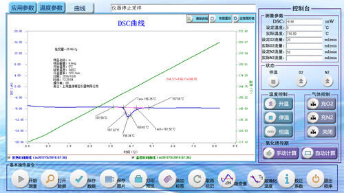 User Friendly Differential Scanning Calorimeter with Touch Screen Interface for Polymer Oxidation Induction Period and Thermal Analysis