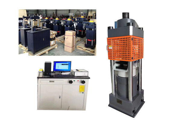 Hydraulic Universal Testing Machine Equipped with Measurement Control System and Hydraulic Power Source for Material Testing
