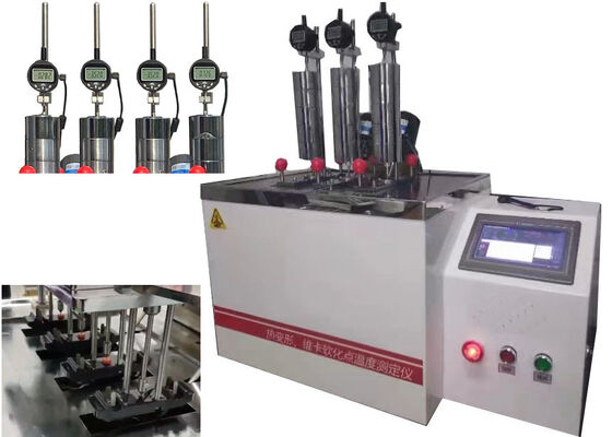 Plastic HDT VICAT Tester Digital Device for Heat Deflection and Vicat Softening Point Testing Compliant with International ISO and ASTM Standards