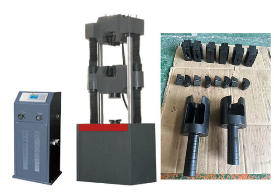 Hydraulic Universal Testing Machine with Compact Mainframe Layout Chain Drive and Reduced Height for Space Material Testing