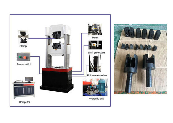 Hydraulic Universal Testing Machine for Tensile Compression Bending and Flexural Tests on Metal and Nonmetal Materials