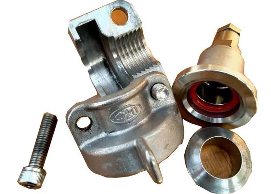 Cierre de extremo para tuberías de plástico que proporciona accesorios de prueba de presión hidrostática utilizando materiales de acero al carbono 45 y acero inoxidable 304