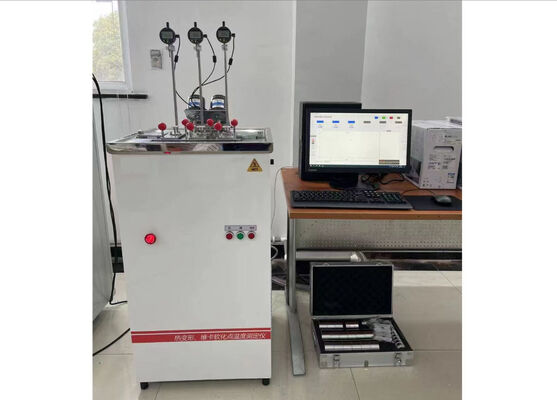 HDT VICAT Tester ISO 75 ASTM D 648 Apparatus for Testing Thermal Deformation and Softening Point of Plastics Rubber and Nylon