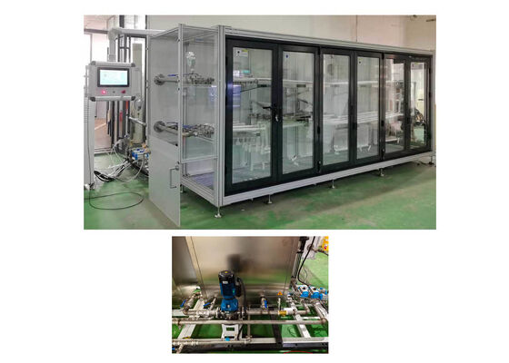 Modular Pipeline Testing Equipment With Integrated Specimen Chamber & Industrial Chiller For Plastic Pipeline Pressure Temperature Cycle Tests